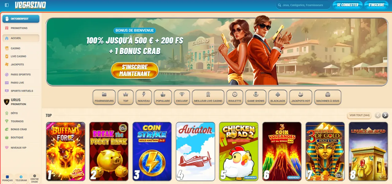Vegasino casino mobile : jouer partout, application et compatibilité Vegasino casino mobile : jouer partout